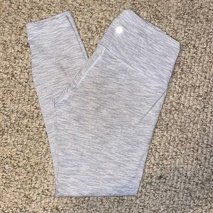 Lululemon gray leggings size 8